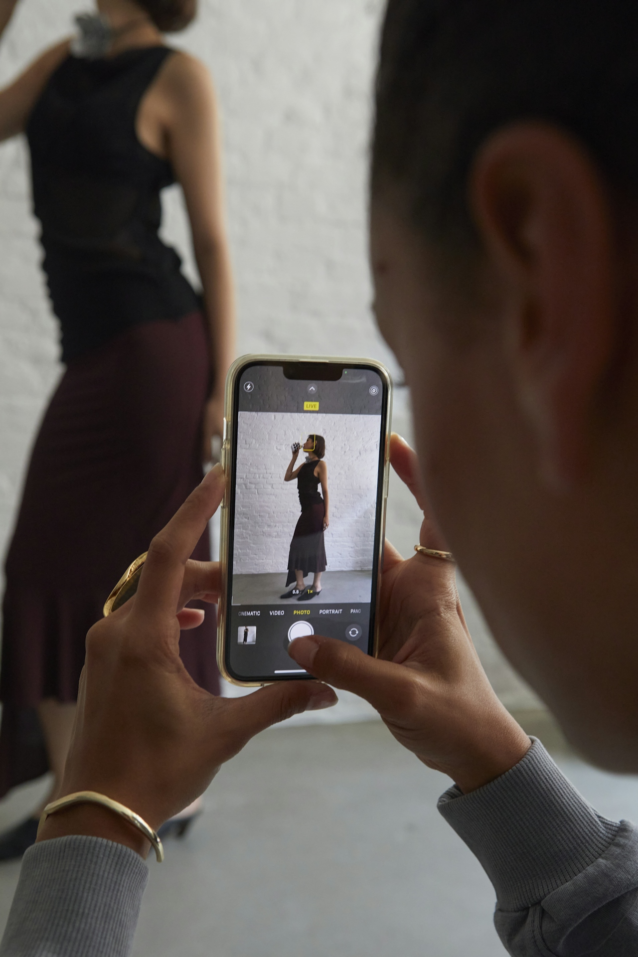 Creator browsing shop